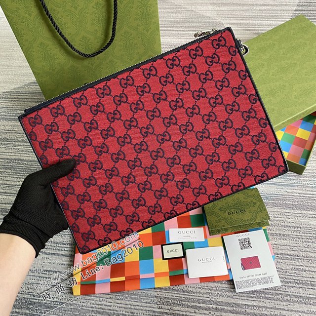 Gucci新款包包 古馳GG Marmont系列手拿包 Gucci彩色帆布女士手拿包 657581  ydg3281